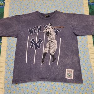 ⚾️ Vtg 1991 🔥 Lou Gehrig Shirt Large Single Stitch 🪡 90s Vintage 💎 NY Yankees